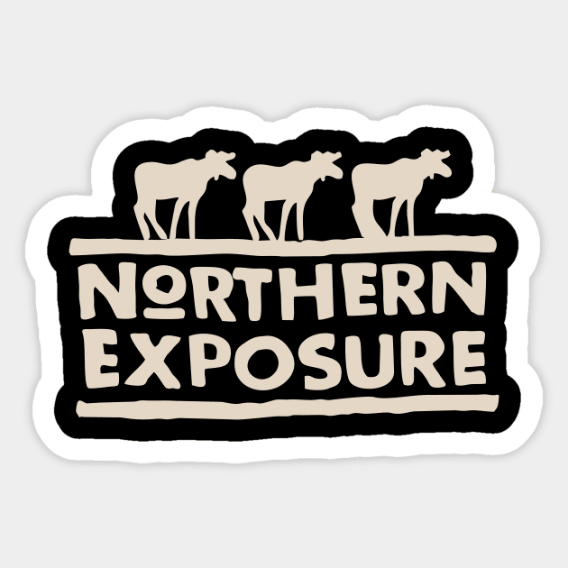 Northern Exposure - Distressed Texture Sticker by luisharun